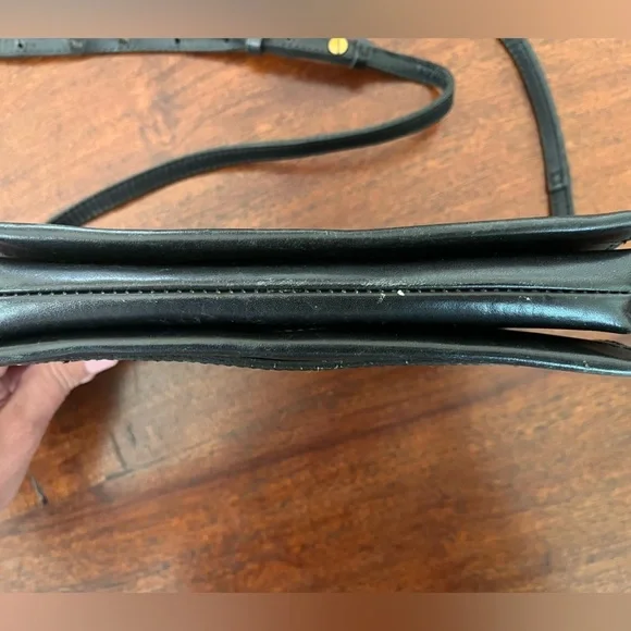 Madewell The Morgan Leather Crossbody Bag Clutch Black with Mirror Boho Concert - Picture 8 of 8